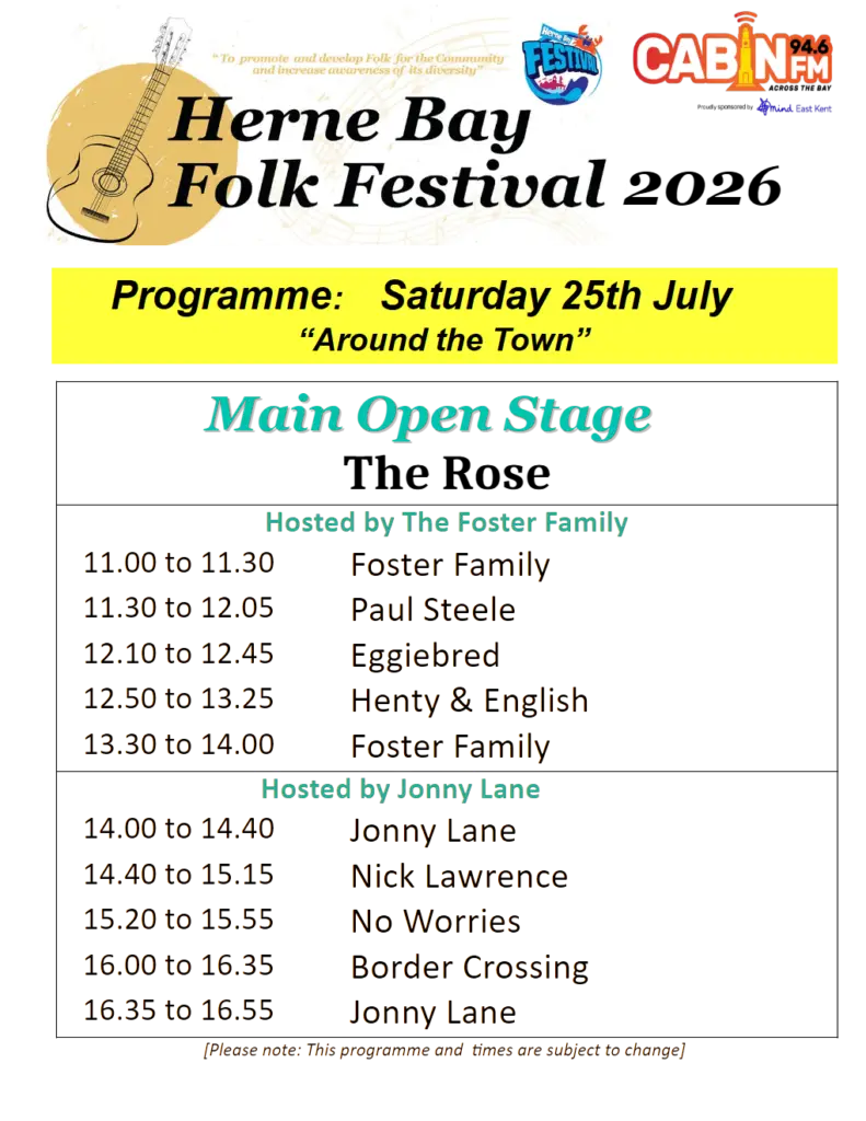Herne Bay Festival 2026- 1