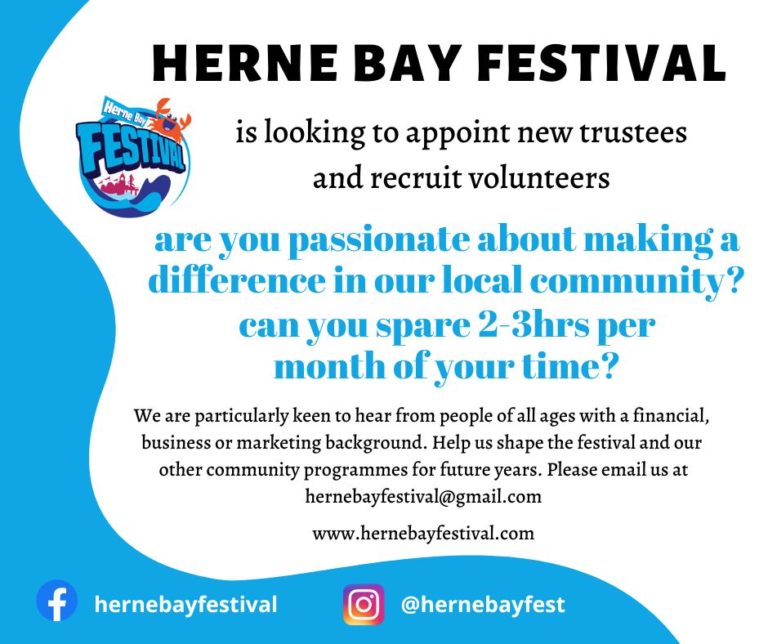 We are looking for New Trustees and to recruit volunteers